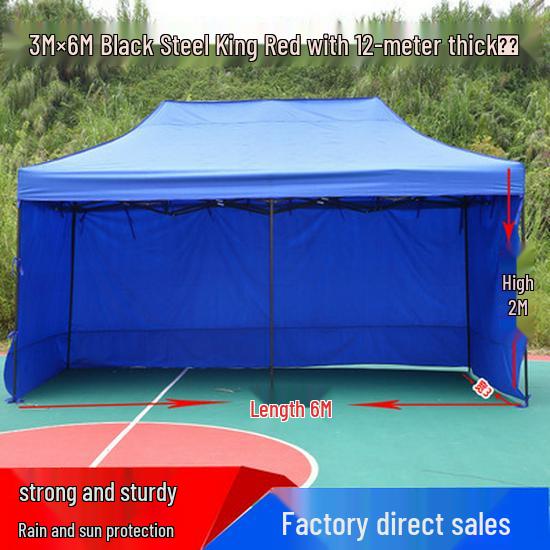 Peng Rui Telescopic Waterproof Four-Legged Umbrella Tent: Rainproof & Sunshade Canopy for Outdoor Events