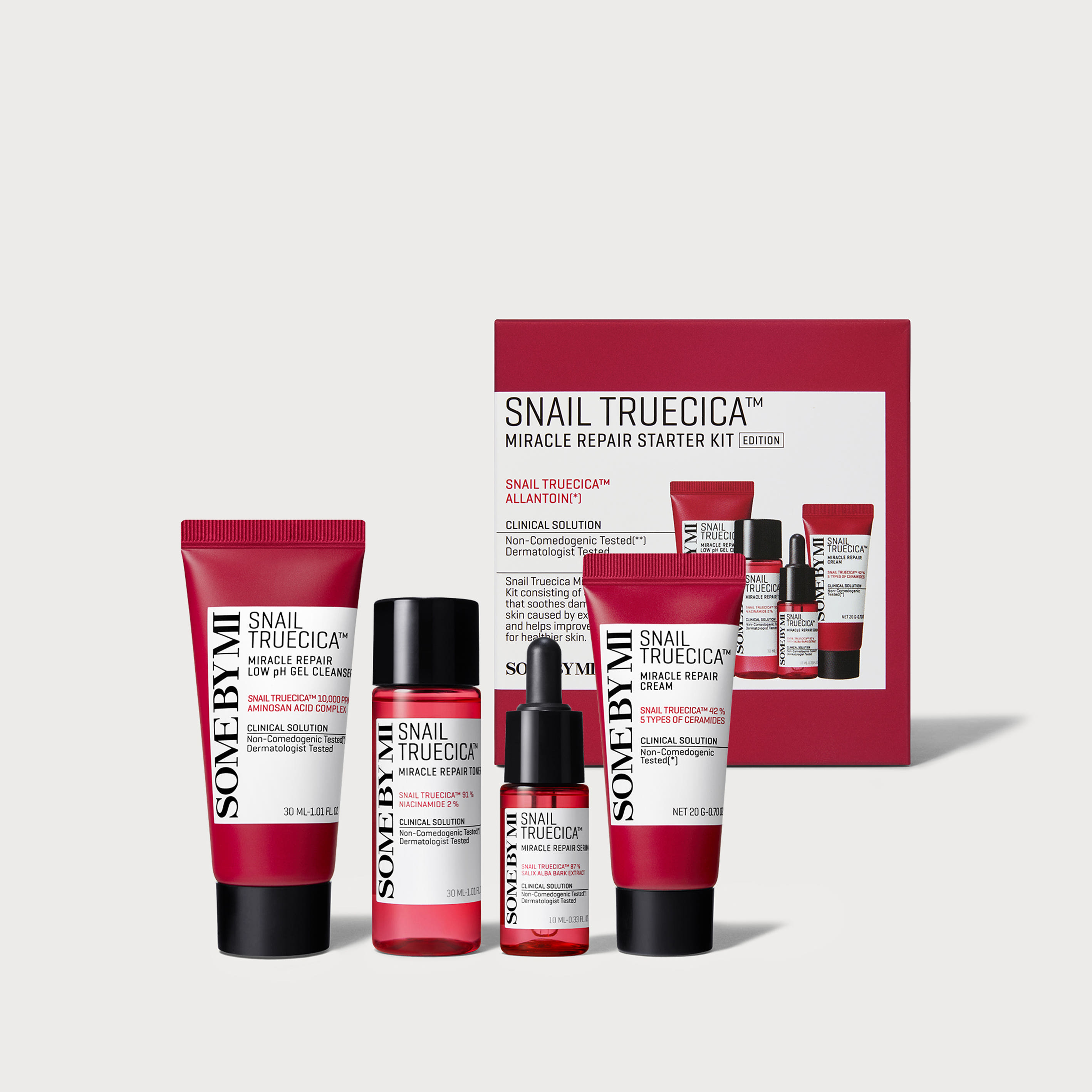 SOME BY MI Snail Truecica Miracle Repair Starter Kit 4pcs