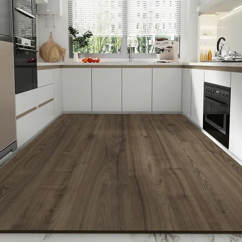Carpet for Kitchen Waterproof Leather Floor Mat Non-slip Area Large Rug Oil-proof Home Decoration Foot Mats Big Size 