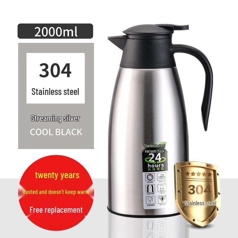 

304 Stainless Steel Vacuum Insulated Coffee Thermos Pot - European Style, Personalized Logo, Gift-Ready Water Bottle Insulated Model [2-4 hours]