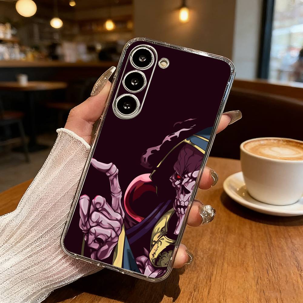 Anime O-Overlord Phone Case For Samsung S25,S24,S21,S22,S23,S30,Ultra,S20,Plus,Fe,Lite Transparent Cover Samsung S225G