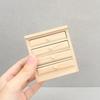 Dollhouses Miniature Cabinet Wooden Kitchen Scene Display Accessories 1/12 Unpainted Furniture Craft Project Supply