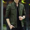 Jacke Herbst und Winter Koreanische Version Trend Slim Casual Stehkragen Herrenbekleidung