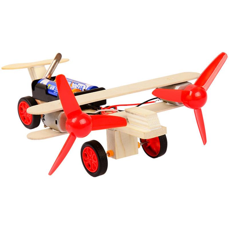 Science Experiment Diy Dual Wing Engine Glider Aircraft Educational Kit For Children And Students