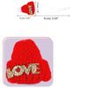 Crocheted Santa Headwear Hat for Christmas New Year Gift Handwoven Supplies Costume Santa Hat Props Headpiece