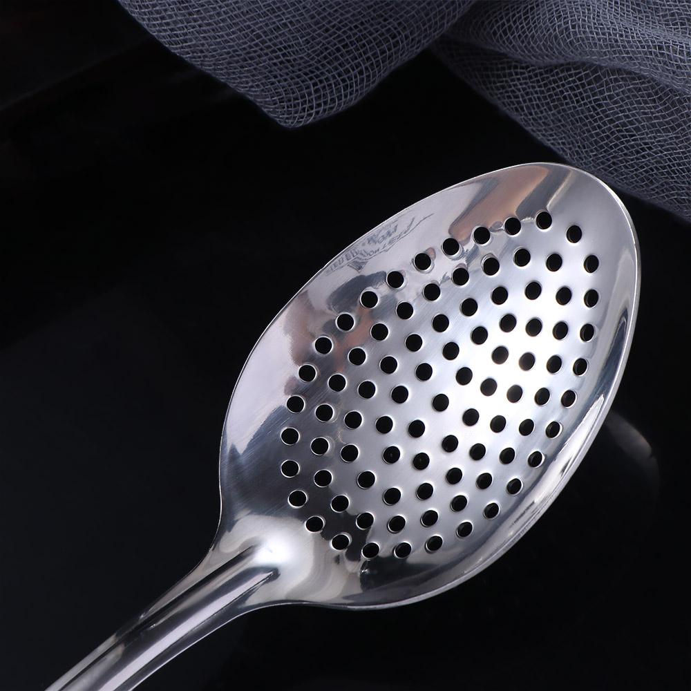 Household Anti-rust Stainless Steel Deep-Fried Colander Nooodle Spoon Colander Spoon Skimmer Scoop