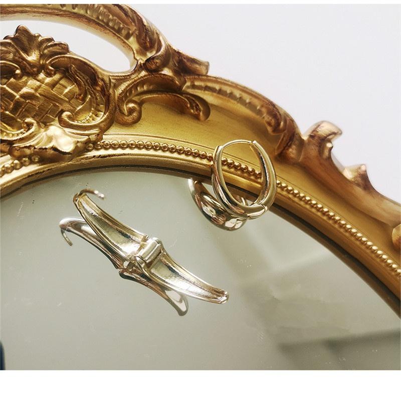 1 para koreańskich, spersonalizowanych, damskich kolczyków z 14-karatowego złota z 14-karatowego złota Prezent na Walentynki