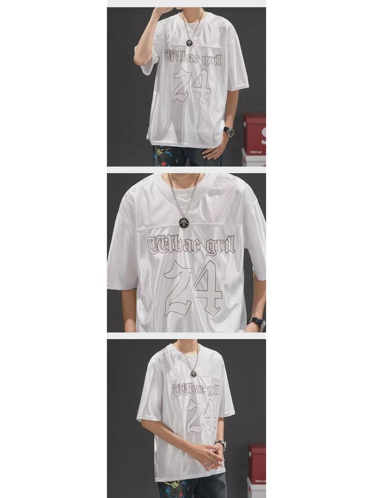 Men's Korean Style Trendy Loose-Fit Summer T-Shirt
