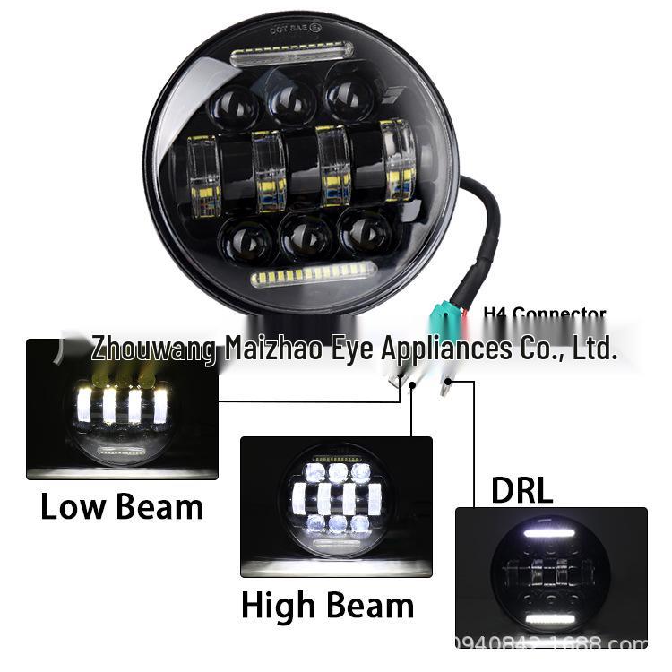 

New Style 5.75-Inch Headlight for Harley Motorcycle Modifications Yes