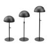 Adjustable Hat Holder Wigs Head Stand Practical Metal Home Hat Storage Stable Metal Stand for Hat and Wig Display