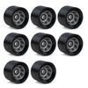 GZXB Pack of 8 58x39mm Roller Skate 90A and 92A Quad Skate Wheels with Ideal for Outdoor Skates or Skateboard Accessories Wheels, Bearings. Double-row