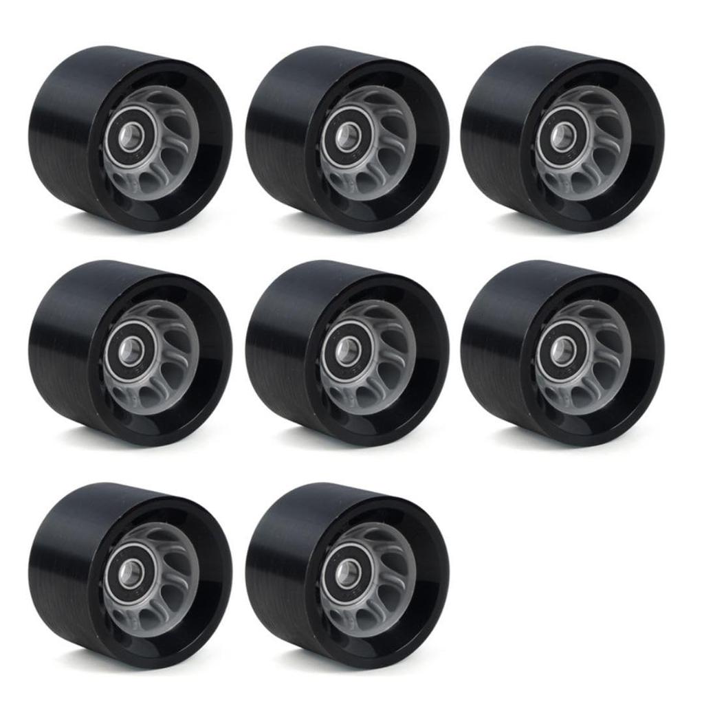 GZXB Pack of 8 58x39mm Roller Skate 90A and 92A Quad Skate Wheels with Ideal for Outdoor Skates or Skateboard Accessories Wheels, Bearings. Double-row