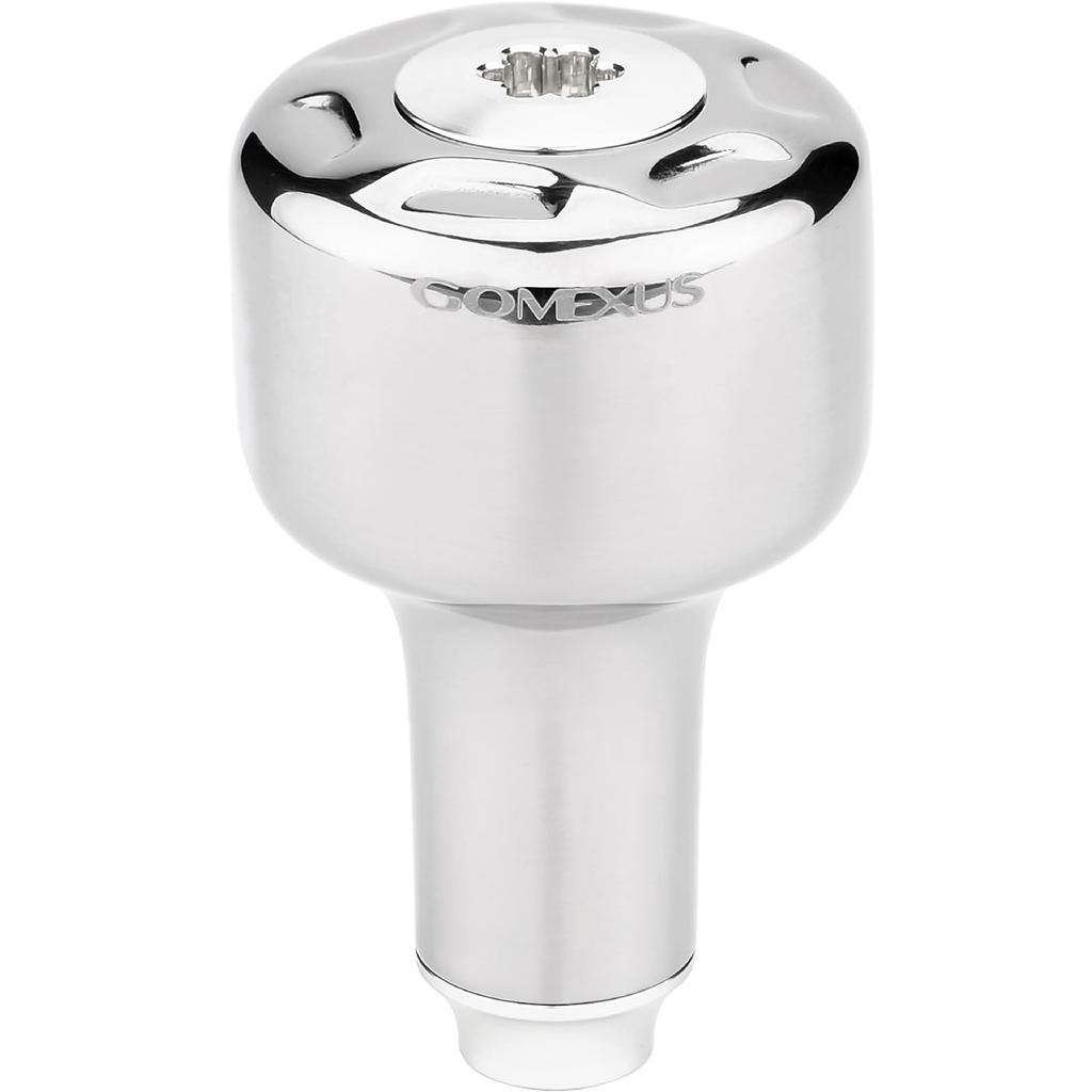 Gomexus T27 Reel Handle Knob Titanium 30mm Daiwa Type S Shimano Type A Handle Replacement Spinning Reel Baitcasting Reel Compatible Sea Fishing Light