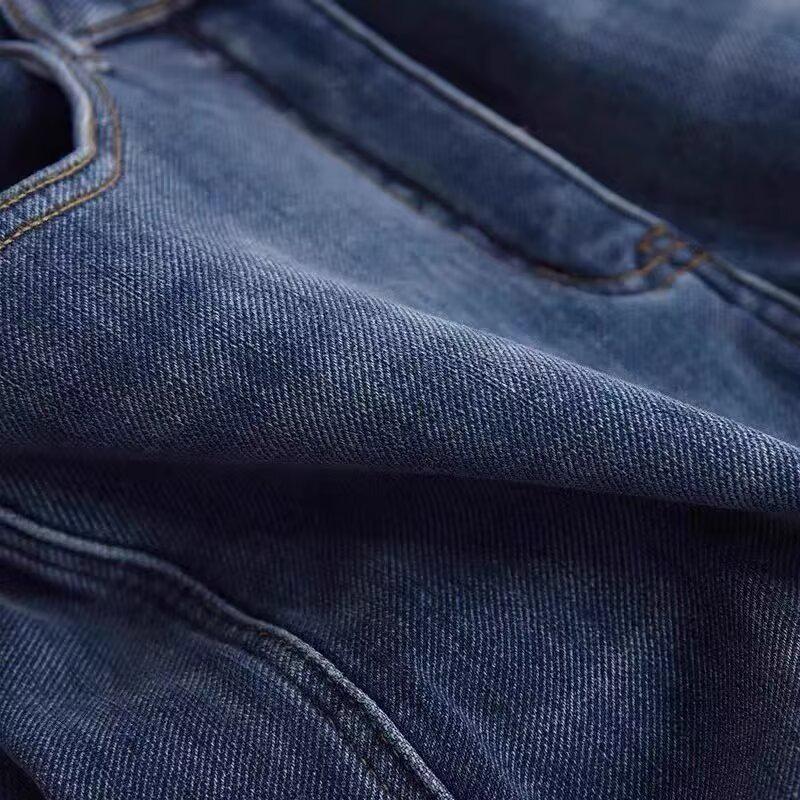 Women's Soft Fleece-Lined Denim Jeans – Comfortable, Flattering, Versatile Dad Pants for Autumn/Winter 2025