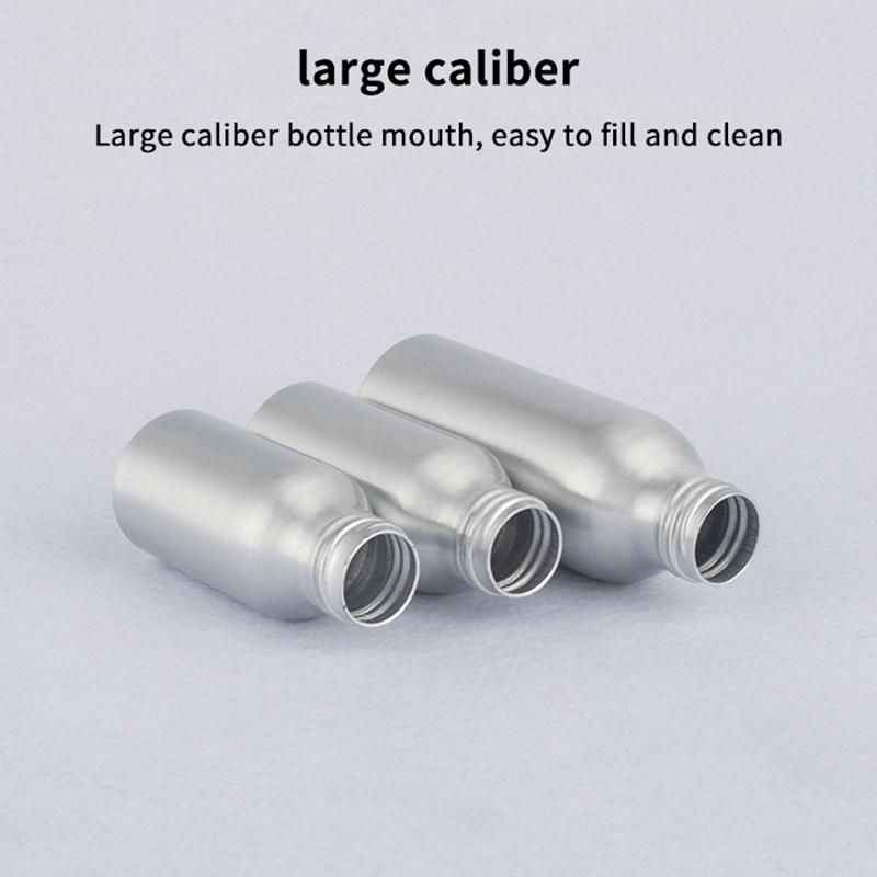40-200Ml Aluminum Pump Bottle High Quality Lotion Pump Shampoo Lotion Pump Refillable Bottle Liquid Dispenser Travel Container