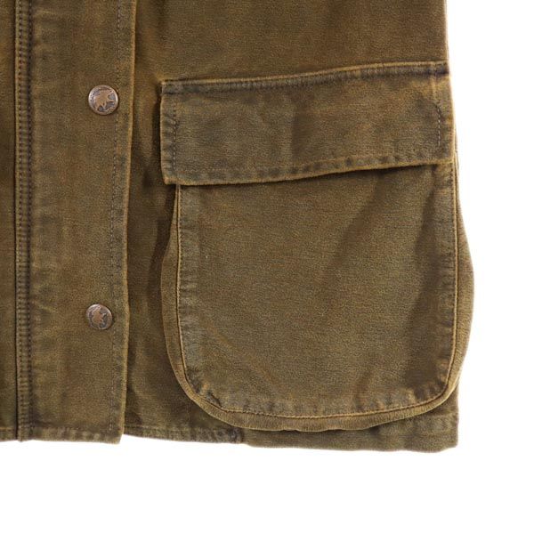 HUNTING WORLD Long Sleeve Suede-like Jacket 38 Brown Women Used