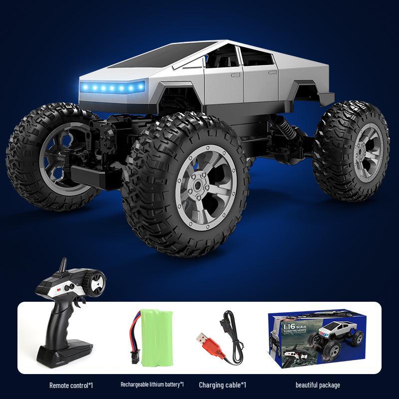 

Внедорожный кибер-пикап с дистанционным управлением: 2.4G Высокоскоростная полноприводная модель Бигфута для детей. Basic Configuration (Single Battery)