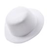 Womens Felt Fascinator Hat DIY Round Solid Color Small Plush Hat Hair Decor Wedding Bridal Cocktail Headwear Fasciantor Base