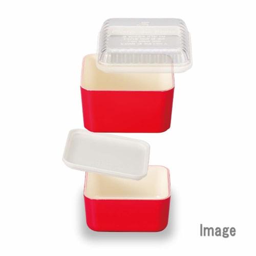 Masakazu Antibacterial Bento Box, Square Nest Lunch, Caf? De Paris, 10x10x11cm, Ivory, Made In Japan, Product Number: 48-79243-8