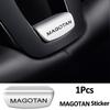 VW Valve Stems Caps 3D Metal Car Steering Wheel Emblem Stickers Decorative Cover For Volkswagen VW RLine R GTI Golf Amarok T5 Phaet EQ1
