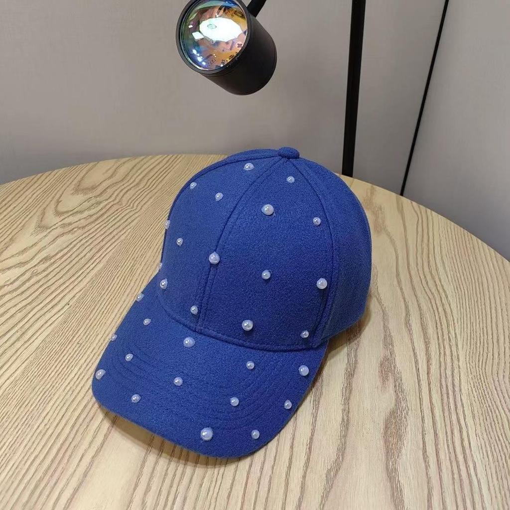 Fashion Pearl Elegant Baseball Cap For Women Outdoor Casual Sun Protection Bones Hat Gorras Casquette
