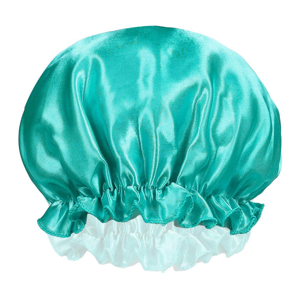 Satin Sovmössa för Kvinnor - Enkel Huvudbonad för Hemma, Bad, Efter Förlossning eller Cellgiftsbehandling