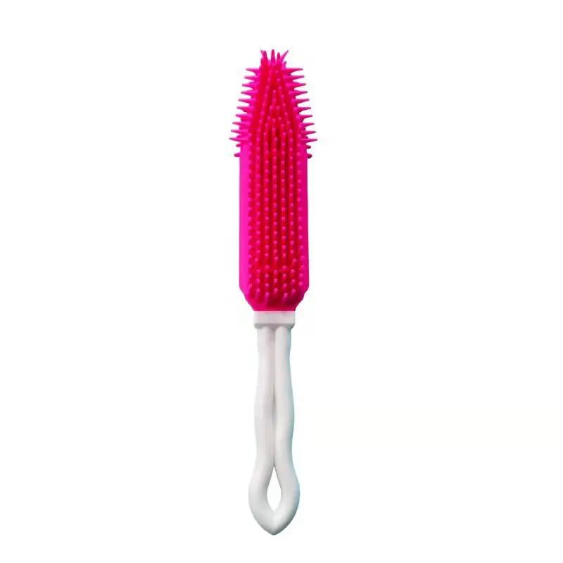 Pet Dog Puppy Cat Hair Bath Brush Comb Soft Silicone Sticky Hair Tool Small Animal Massage Tool