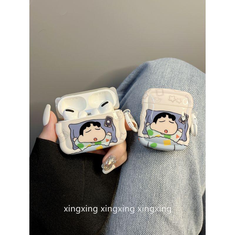 INS Cute Cartoon Sleeping Xiaoxin Applicable AirPods Pro2 Generation Protective Case Apple 3 Generation Bluetooth Wireless Earphone Case