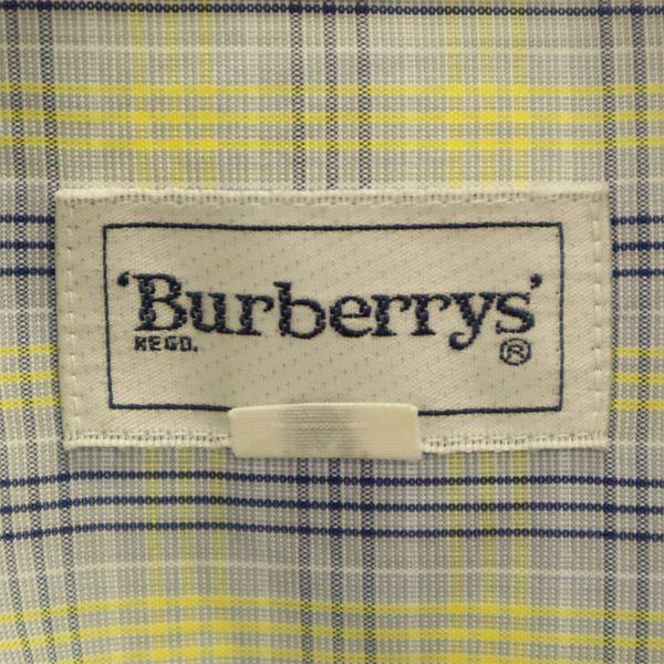 Burberrys check Long sleeve shirt LY Gray Men's Used