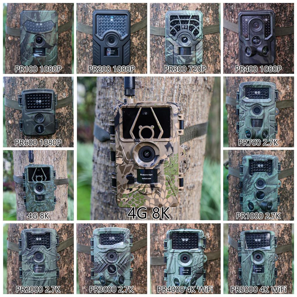 New 4G 4K 60MP Infrared Wildlife Camera with Night Vision - Model PR802LTE