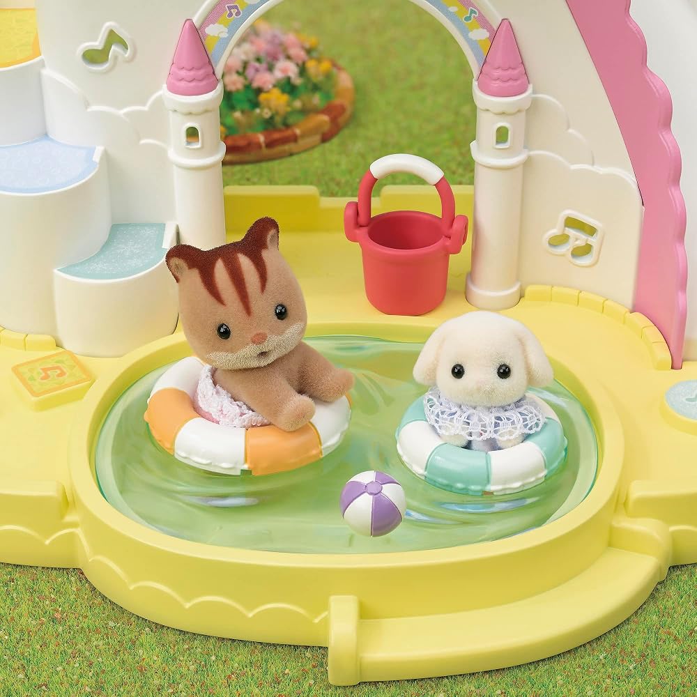 Epoch (EPOCH) Sylvanian Families Hoikuen Playground Equipment [Castle Pool Set] S-72 ST Mark Cert...