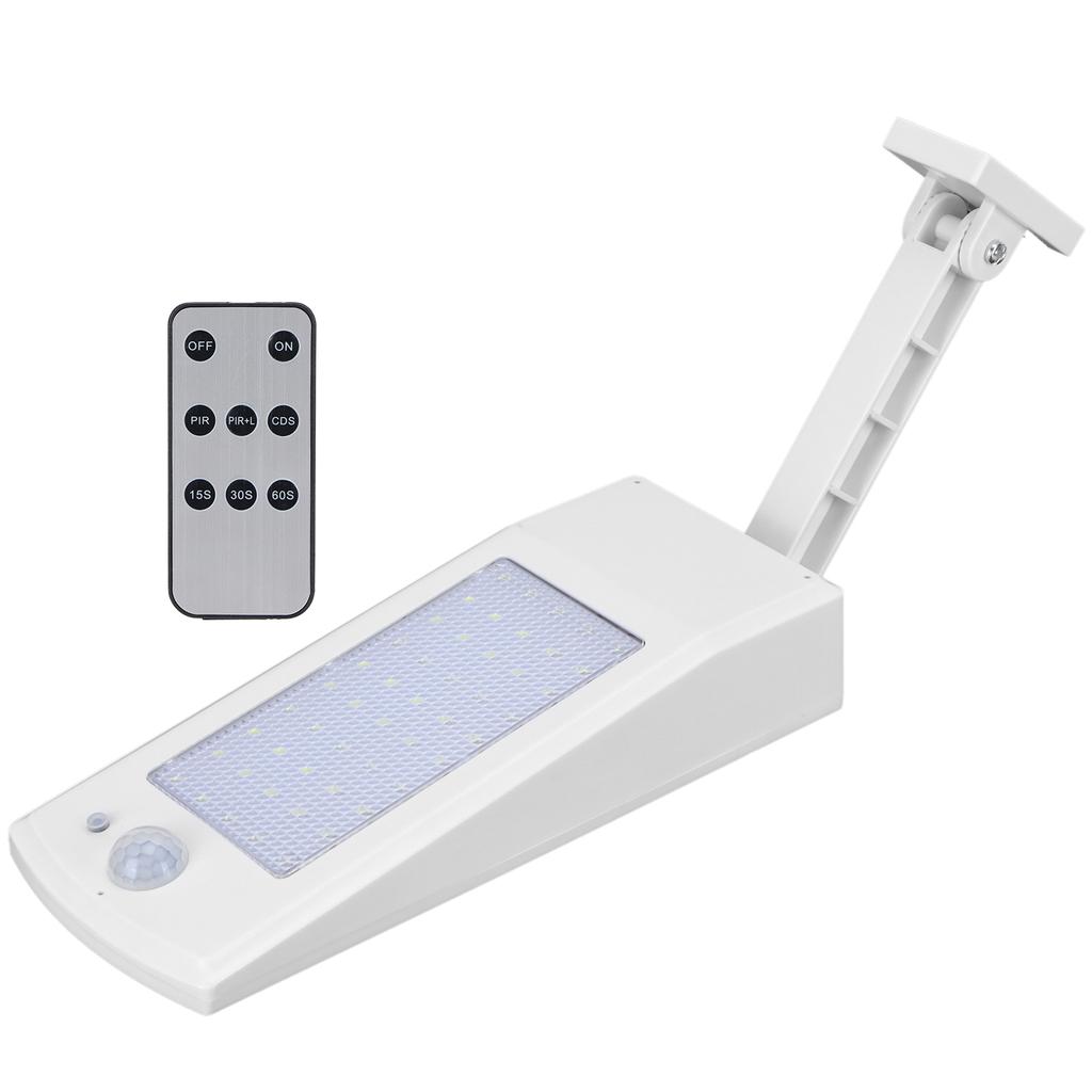 LED Solar Light Induction Wall Lamp White Shell White Light Courtyard Outdoor Lighting Supplies
