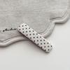 Versatile Black & White Polka Dot Triangle Hair Clip for Side Bangs & Forehead
