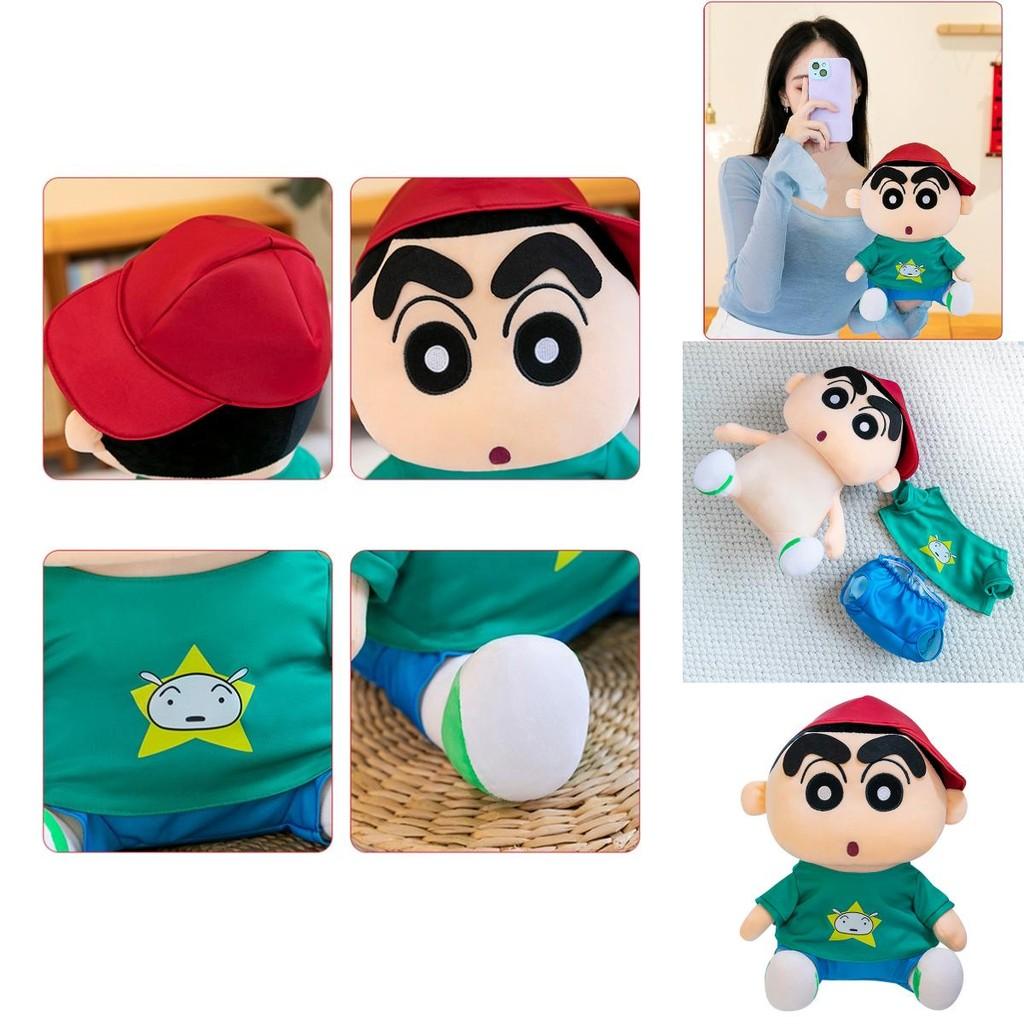 Adorable Crayon Shin Chan Plush Toy In Hoodie Design Soft And Cuddly Doll For Kids