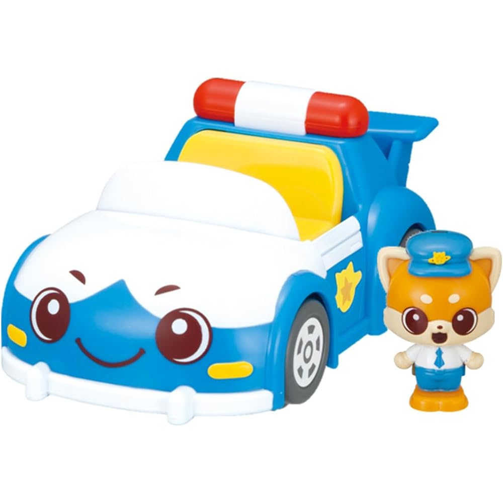 Takara Tomy Go! Go! Beep Beep Vehicle Talking Set Patrol Team Edition with Interactive Features
