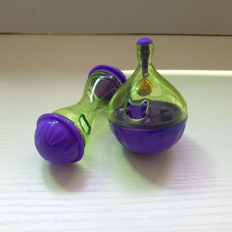 Pet Toy Food Leakage Tumbler Feeder Treat Ball Cute Little Mouse Toys Interactive Toy for Cat Food Slow Feeding Supplies