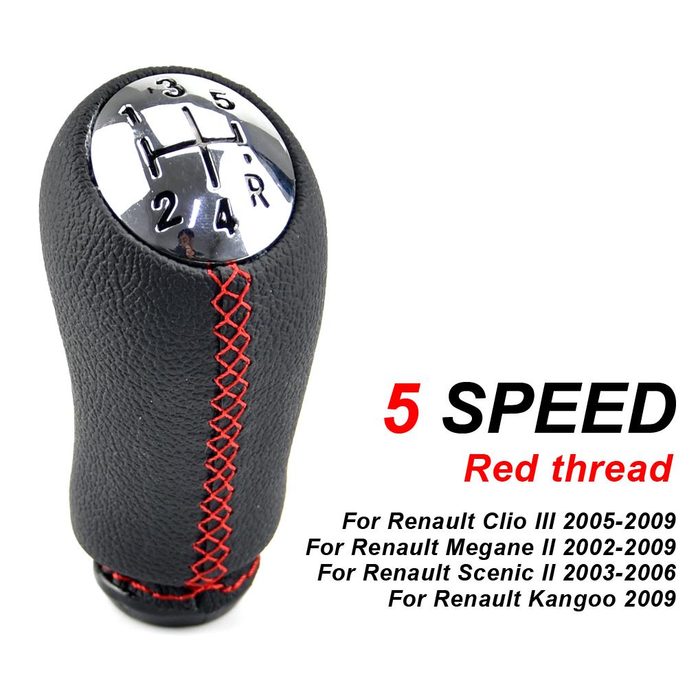 For Renault Kangoo 2009 Renault Megane II 2002-2009 Gear Shift Knob Stick Lever Head Handball Gaiter Boot Case Callor