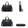 Laptop Bag Leather Briefcase Large-capacity Storage Single-shoulder Crossbody Handbag