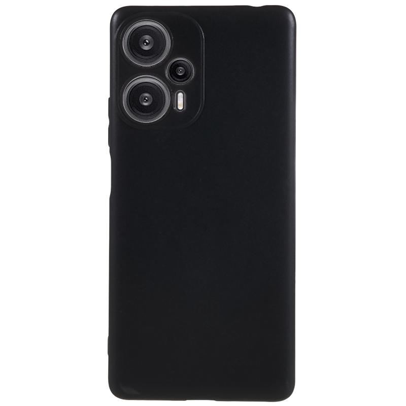 

Мягкий ТПУ чехол для телефона Xiaomi Redmi Note 12 Turbo/Poco F5 5G, глянцевая крышка для телефона Black
