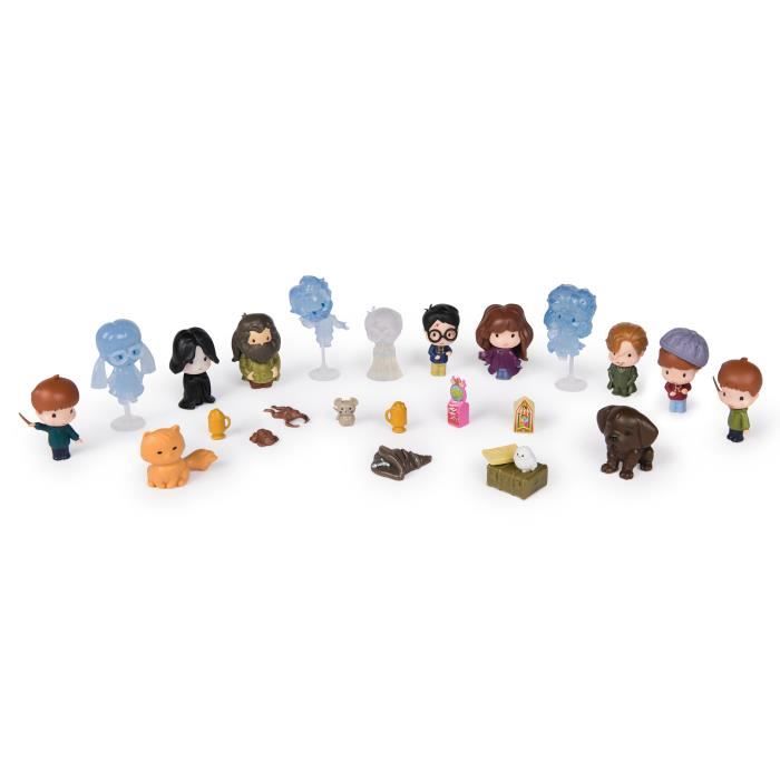 Calendrier de l'avent harry potter, 24 surprises pour noël, figurines et accessoires, jouet enfant, dès 6 ans, wizarding world