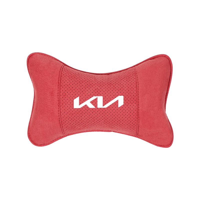 Suede Car Interior Seat Neck Pillow Comfortable Headrest For KIA K9 Sportage Niro K5 Carnival EV6 EV9 EV3 K8 Stinger Forte Ceed