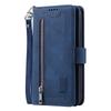 For Samsung Galaxy S25 Case PU Leather Phone Cover with Zipper Wallet 9 Card Slots