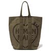 New HUMAN MADE Cotton Tote Bag, Shopping Bag, Handbag Regular Men's Olive Green HM29GD014