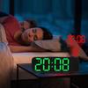 Projection Alarm Clock LED Digital Alarm Clock Large Number Display Desk Alarm Clock Temperature/Date Display for Heavy Sleepers