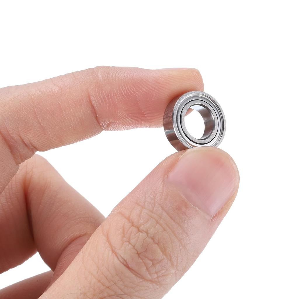 uxcell 6703ZZ Deep Groove Ball Bearings for x x with Carbon Fiber Double Metal Shielded Carbon Chrome Steel Skateboard Bearings Rollers, 0.7" 0.9"