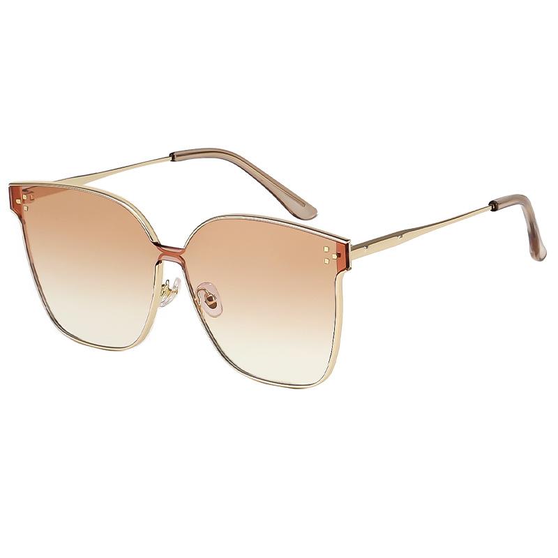 

Линзы Нейлон Стильные Солнцезащитные очки Женские Большое Круглое Лицо Летняя Защита от Солнца StyleF