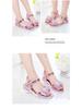 Girls' Princess Rhinestone Bow Sandals - Trendy Summer 2023 Fashion for School Students