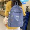 School Bag Women'S Style Graffiti School Bag Women'S Casual Versatile Junior High School Students Large-Capacity Backpack