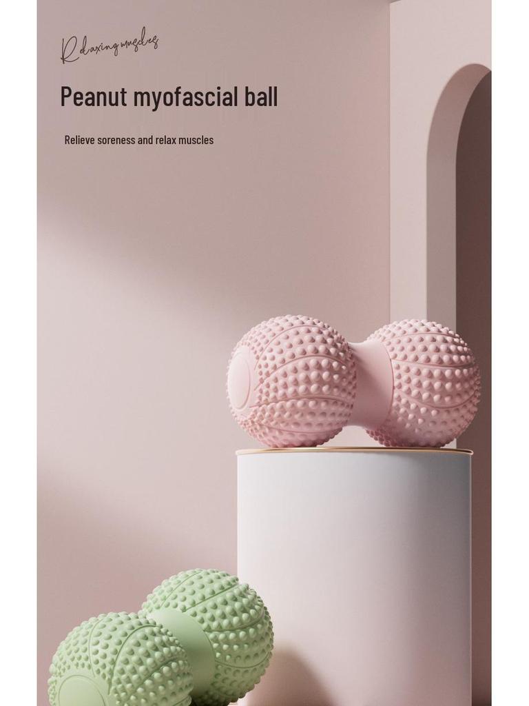 Myofascial Double Massage Ball for Foot, Spine, Muscle Relaxation, and Acupoint Stimulation