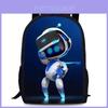 Mochila Escolar Astro Bot 15 Polegadas Grande Capacidade Design Elegante em Tecido Oxford Para Crianças